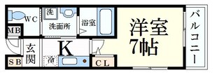 ワコーレヴィータ新神戸の物件間取画像